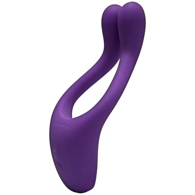 Фиолетовый вибромассажер для пар TRYST Multi Erogenous Zone Massager - фото 104443