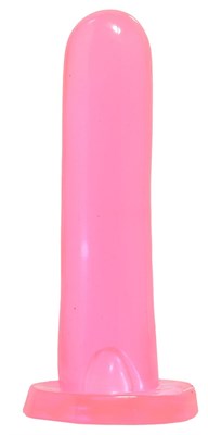 Нежно-розовый анальный фаллоимитатор Smoothy - 13,3 см. - фото 116588