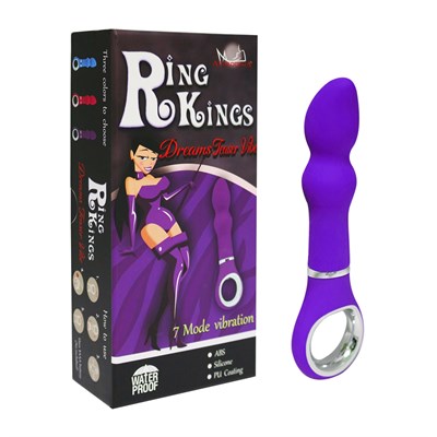 Фиолетовый вибратор Ring Kings - 7 Mode Dreams Vibe  - фото 120286