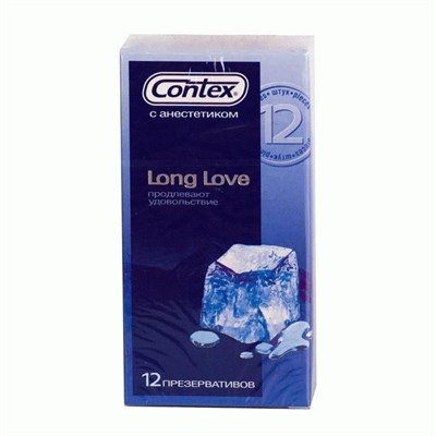 Презервативы с продлевающей смазкой Contex Long Love - 12 шт. - фото 60975