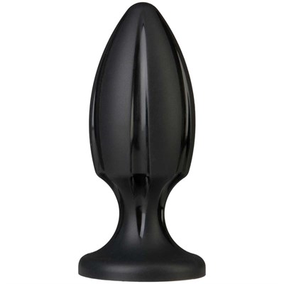 Черная анальная пробка Platinum Premium Silicone - The Rocket - Black - фото 66891