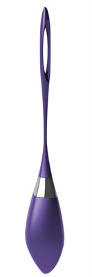 Фиолетовое виброяйцо на дистанционном управлении R6 - фото 71079