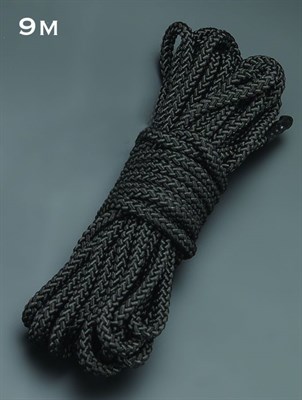 Черная веревка для связывания - 9 м. - фото 76933