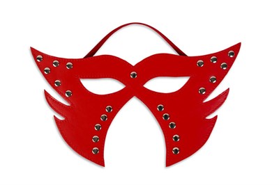 Красная фигурная маска - фото 81872