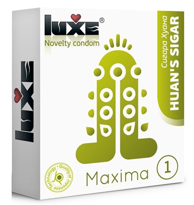 Презерватив Luxe Maxima WHITE  Сигара Хуана  - 1 шт. - фото 81968