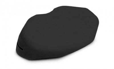 Чёрная вельветовая подушка для любви Liberator Retail Arche Wedge - фото 87512