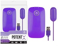 Фиолетовое виброяйцо с 10 режимами вибрации