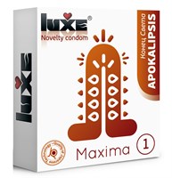 Презерватив Luxe Maxima WHITE  Конец Света  - 1 шт.