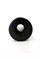 Чёрная полая анальная втулка с вставным поршнем  - фото 101055