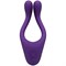 Фиолетовый вибромассажер для пар TRYST Multi Erogenous Zone Massager - фото 104445