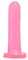 Нежно-розовый анальный фаллоимитатор Smoothy - 13,3 см. - фото 116588