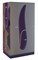 Фиолетовый вибратор Aviva с тонким кончиком - 19,8 см. - фото 117835