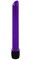 Фиолетовый классический тонкий вибратор - 14,5 см. - фото 120915