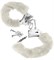 Меховые белые наручники Beginner s Furry Cuffs - фото 61425