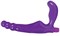 Фиолетовый безремневой вибрострапон Gal Pal Strap-On 6  Strapless Harness - 17 см. - фото 63429