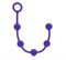 Набор фиолетовых анальных цепочек Posh Silicone “O” Beads - фото 66089