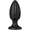 Черная анальная пробка Platinum Premium Silicone - The Rocket - Black - фото 66891