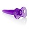 Фиолетовая силиконовая пробка Tee Probes - 12 см. - фото 68098