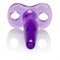 Фиолетовая силиконовая пробка Tee Probes - 12 см. - фото 68100
