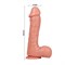 Вибратор-реалистик на присоске The Big Penis - 20,5 см. - фото 69771