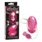 Розовая вибропулька с пультом-кристаллом и светодиодами Lighted Shimmers LED Bliss Teasers - фото 70948