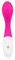 Розовый вибратор для массажа G-точки Sweet Smile - 18 см. - фото 83452