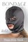 Чёрная маска-шлем Three-Hole Mask с вырезами для глаз и рта - фото 83587