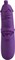 Фиолетовый мини-вибратор Wild Aubergine в виде баклажана - фото 91990
